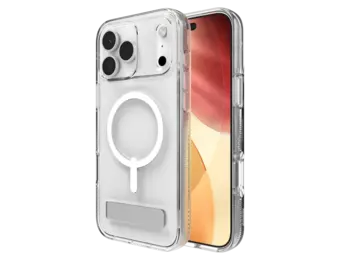 Zagg Crystal Palace Snap MagSafe Case With Kickstand for Apple iPhone 17 Pro Max - Clear