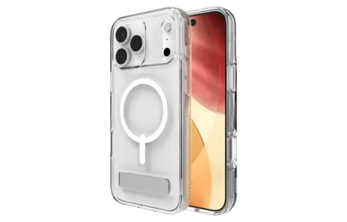 Zagg Crystal Palace Snap MagSafe Case With Kickstand for Apple iPhone 17 Pro Max - Clear