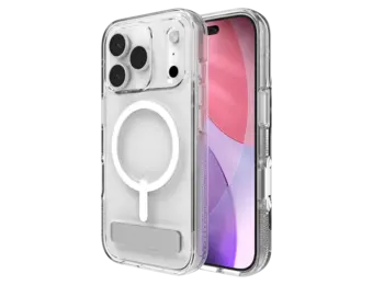 Zagg Crystal Palace Snap MagSafe Case With Kickstand for Apple iPhone 17 Pro - Clear
