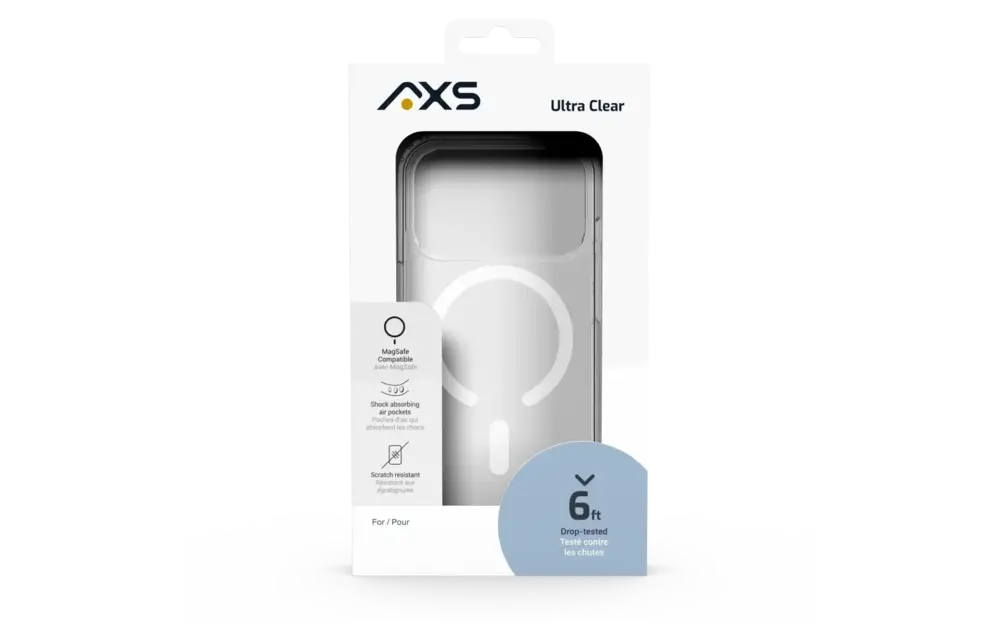 Axessorize Ultra Clear MagSafe Case for Apple iPhone 17 Pro - Clear