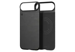 Matter Cactus Leather Snap MagSafe Ultra-thin Case for Apple iPhone Air - Carbon Black Agave