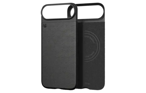 Matter Cactus Leather Snap MagSafe Ultra-thin Case for Apple iPhone Air - Carbon Black Agave