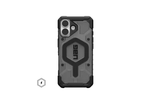 UAG Pathfinder Clear MagSafe Case for Apple iPhone 17 - Ash and Black