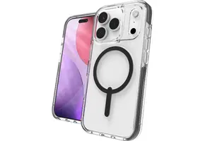 Zagg Santa Cruz Snap MagSafe Case for Apple iPhone 17 Pro - Clear/Jet Black