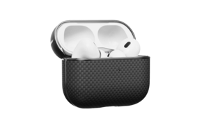 Pitaka Aramid Fiber Magnetic Case for AirPods Pro2 - Black/Gray