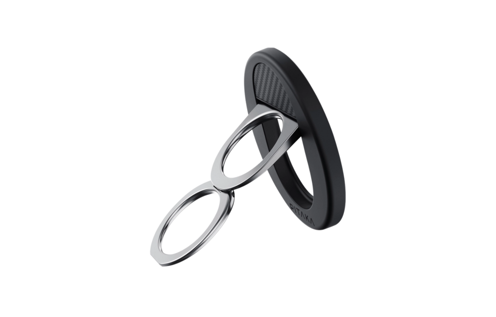Pitaka MagEZ Grip and Stand 3 With MagSafe Phone Ring - Black/Grey