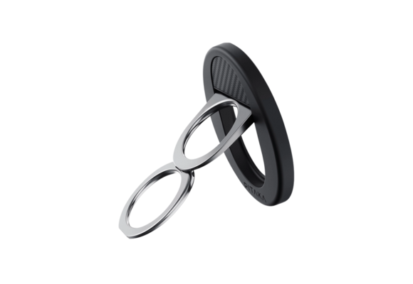 Pitaka MagEZ Grip and Stand 3 With MagSafe Phone Ring - Black/Grey