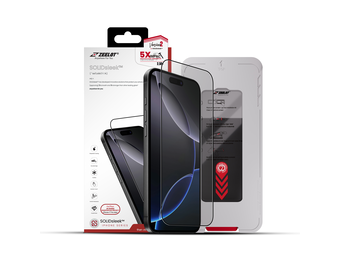 Zeelot Solidsleek 2.5D+ 26 Degree Shadow Vue Glass Protector with EasyFit Installation Kit for iPhone 17 Pro Max - Privacy