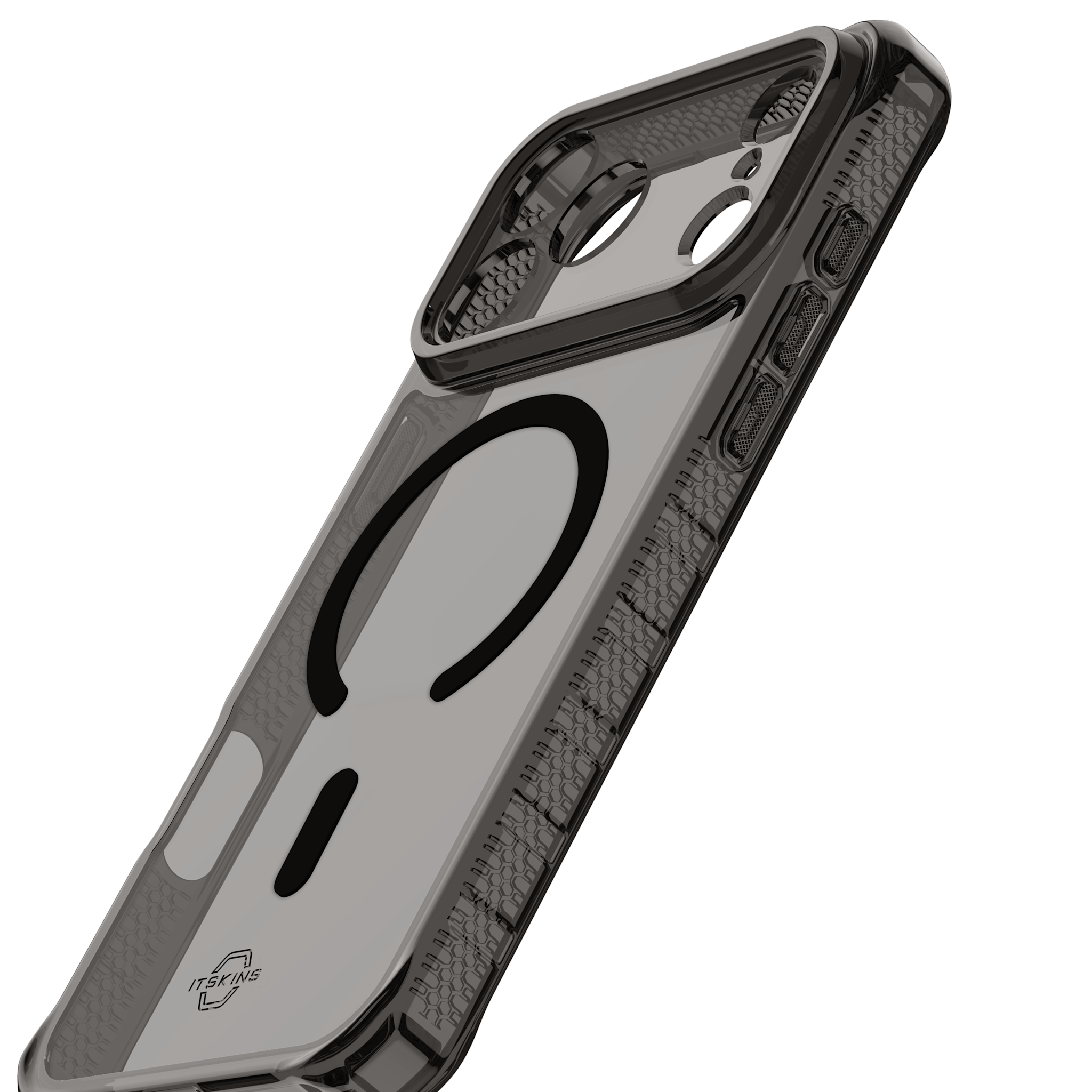 ITSKINS Hybrid R Clear With Magsafe Case for Apple iPhone 17 Pro - Smoke