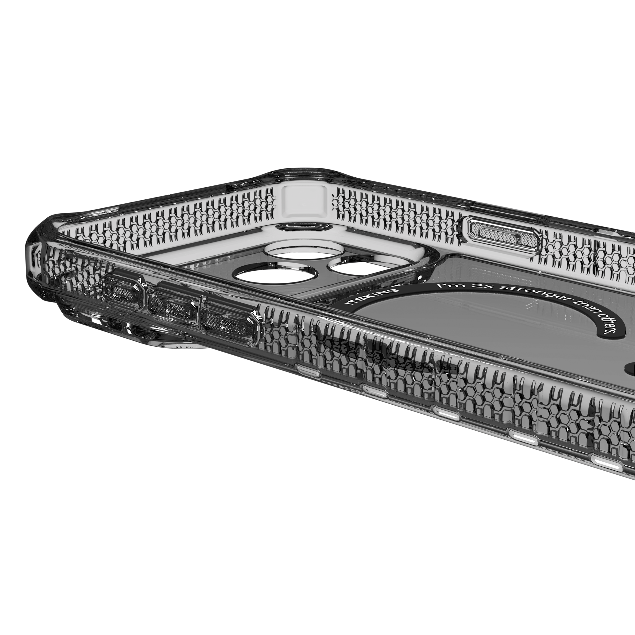 ITSKINS Hybrid R Clear With Magsafe Case for Apple iPhone 17 Pro - Smoke