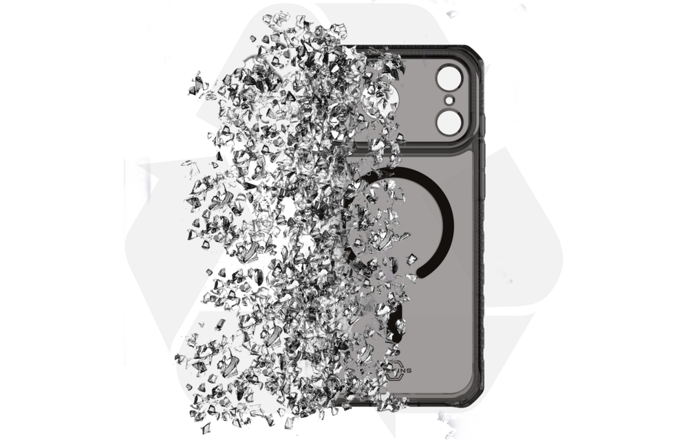 ITSKINS Hybrid R Clear With Magsafe Case for Apple iPhone 17 Pro - Smoke