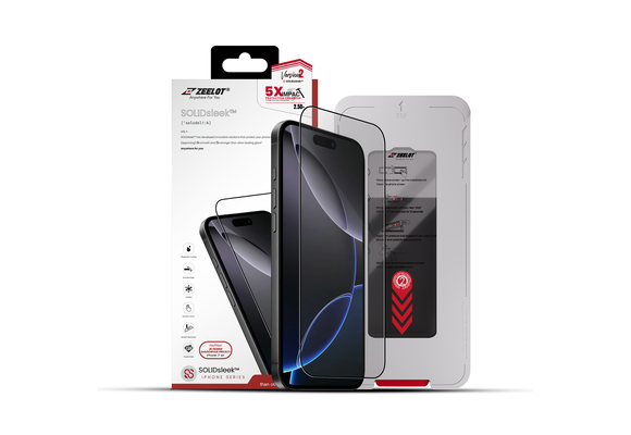 Zeelot Solidsleek 2.5D+ 26 Degree Shadow Vue Glass Protector with EasyFit Installation Kit for iPhone Air - Privacy