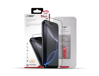 Zeelot Solidsleek 2.5D+ Stealth Matte Glass Protector with EasyFit Installation Kit for iPhone 17 Pro Max - Matte Clear