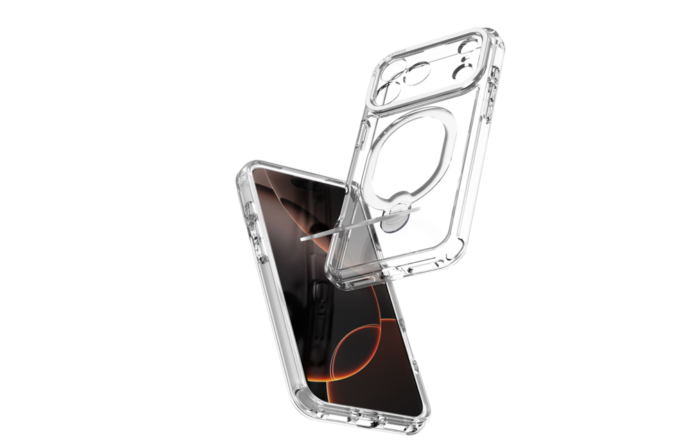 Avana Tootsie Stand With Magsafe Case for iPhone 18 Pro Max / 17 Pro Max - Clear