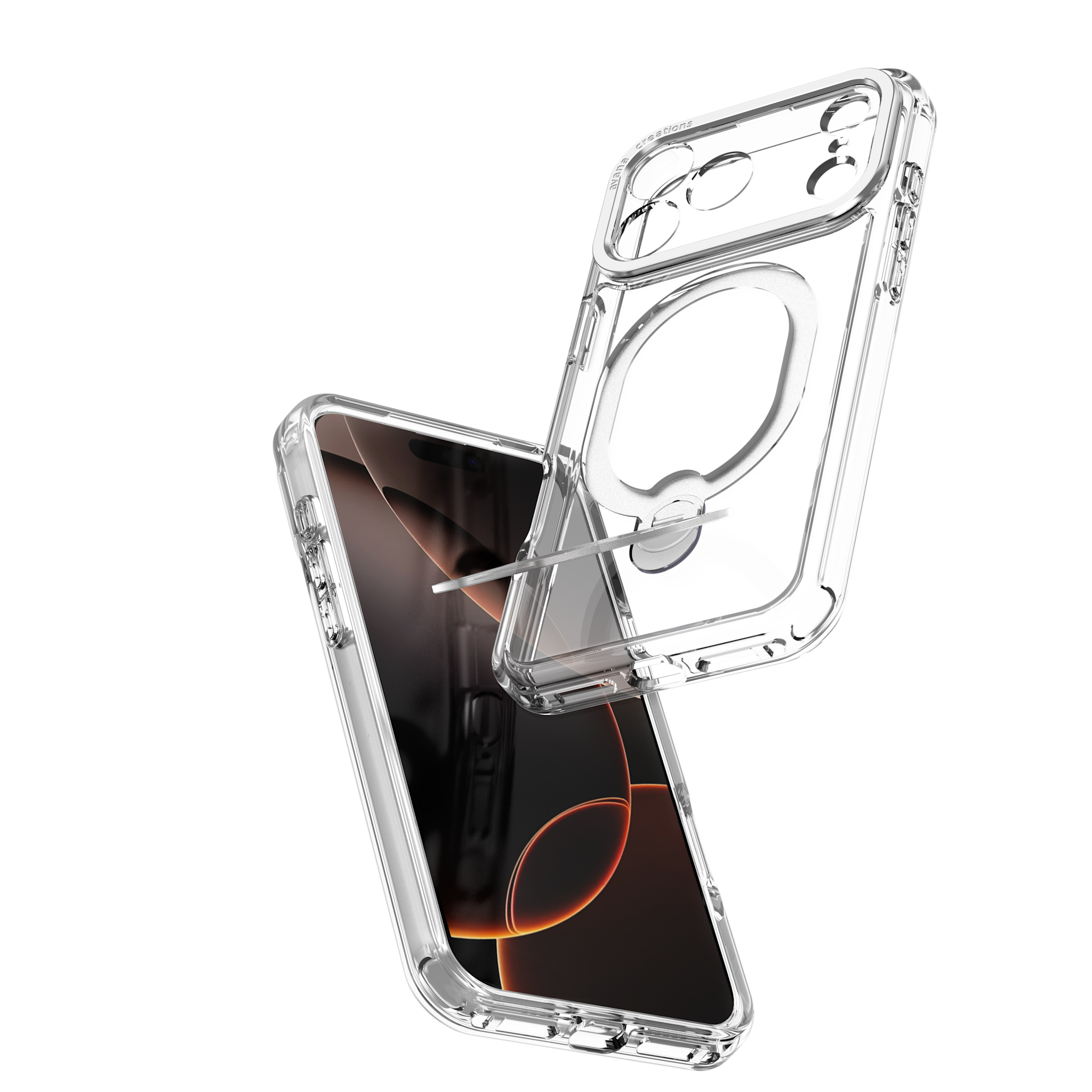 Avana Tootsie Stand With Magsafe Case for iPhone 18 Pro Max / 17 Pro Max - Clear