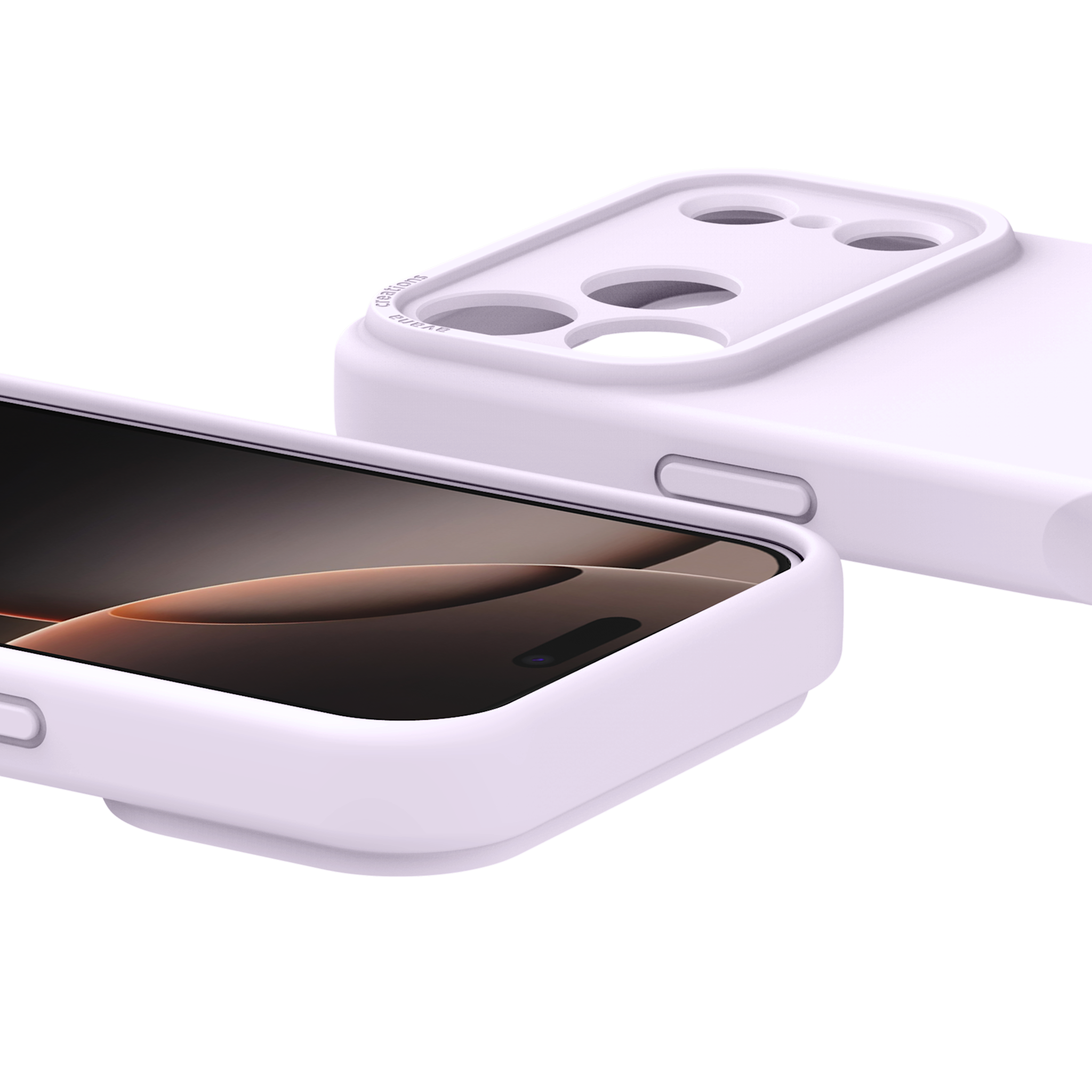 Avana Velvet Silicone With MagSafe Case for Apple iPhone 17 Pro Max - Lavender