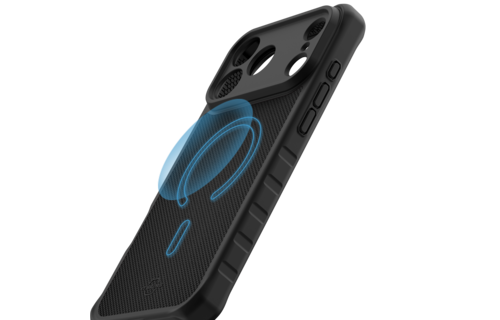 ITSKINS Hybrid R Nylon With MagSafe Case for Apple iPhone 17 Pro - Black