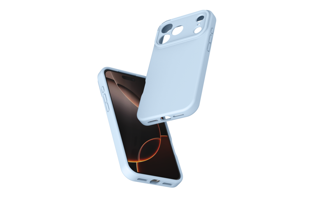 Avana Velvet Silicone With MagSafe Case for Apple iPhone 17 Pro Max - Sky