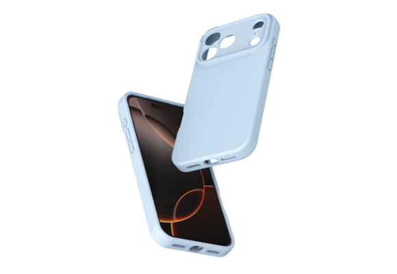 Avana Velvet Silicone With MagSafe Case for Apple iPhone 17 Pro Max - Sky