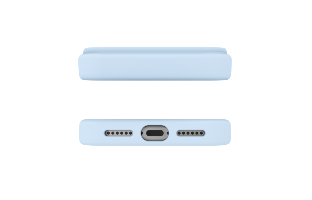 Avana Velvet Silicone With MagSafe Case for Apple iPhone 17 Pro Max - Sky