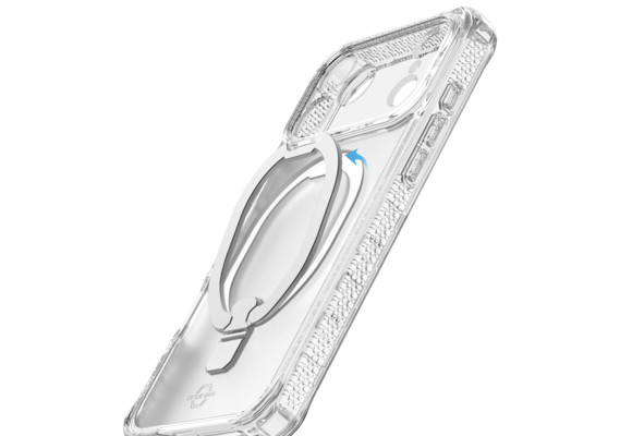 ITSKINS Hybrid R Vapor Stand With MagSafe Case for Apple iPhone 17 Pro - Transparent