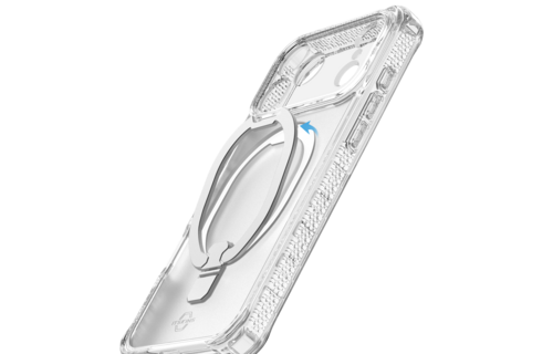 ITSKINS Hybrid R Vapor Stand With MagSafe Case for Apple iPhone 17 Pro - Transparent