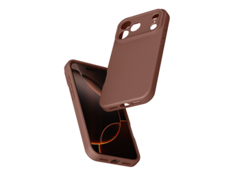 Avana Velvet Silicone With MagSafe Case for Apple iPhone 17 Pro Max - Mocha