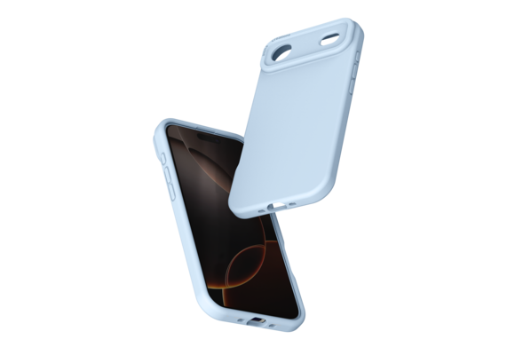 Avana Velvet Silicone With MagSafe Case for Apple iPhone Air - Sky