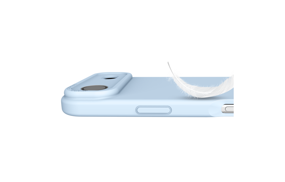 Avana Velvet Silicone With MagSafe Case for Apple iPhone Air - Sky