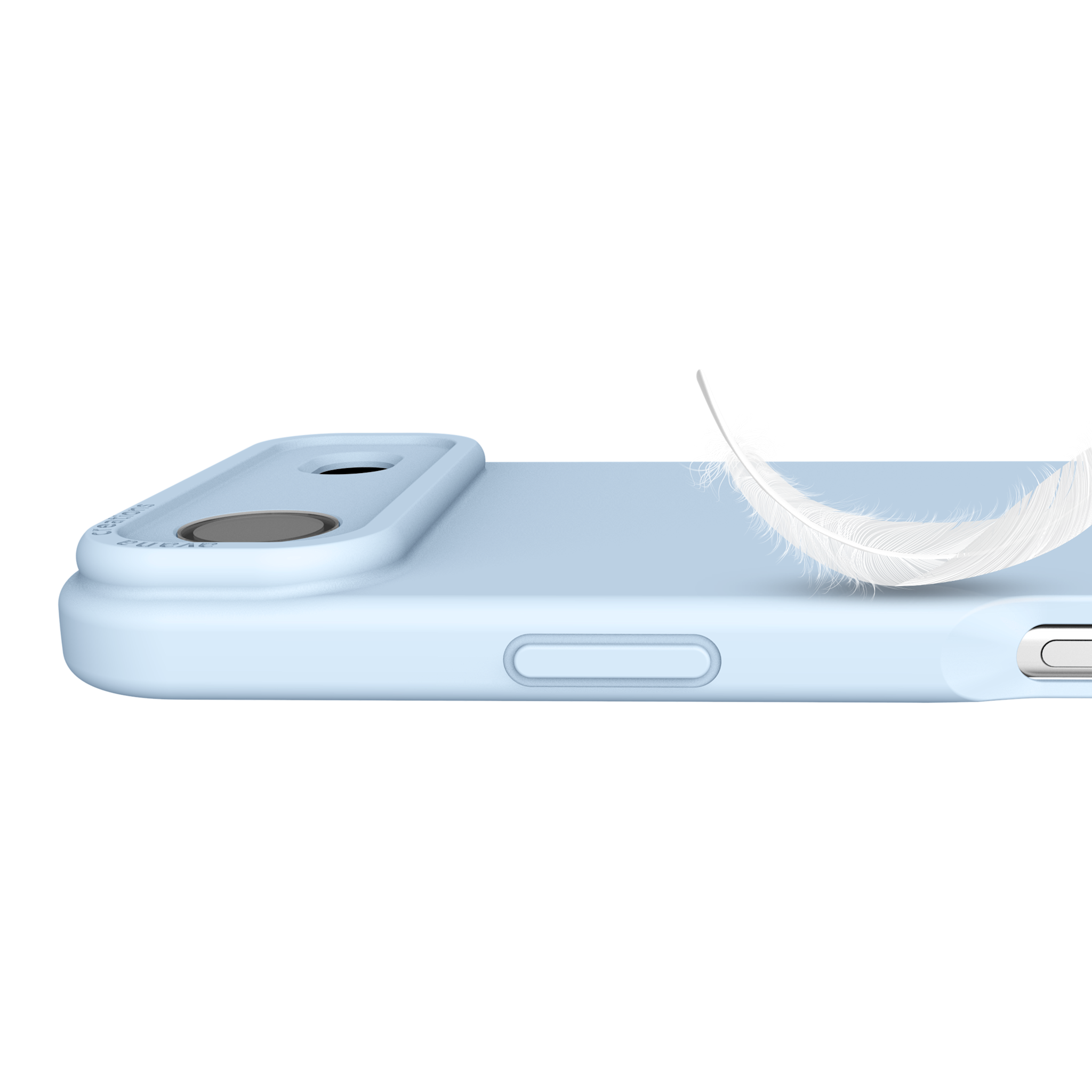 Avana Velvet Silicone With MagSafe Case for Apple iPhone Air - Sky