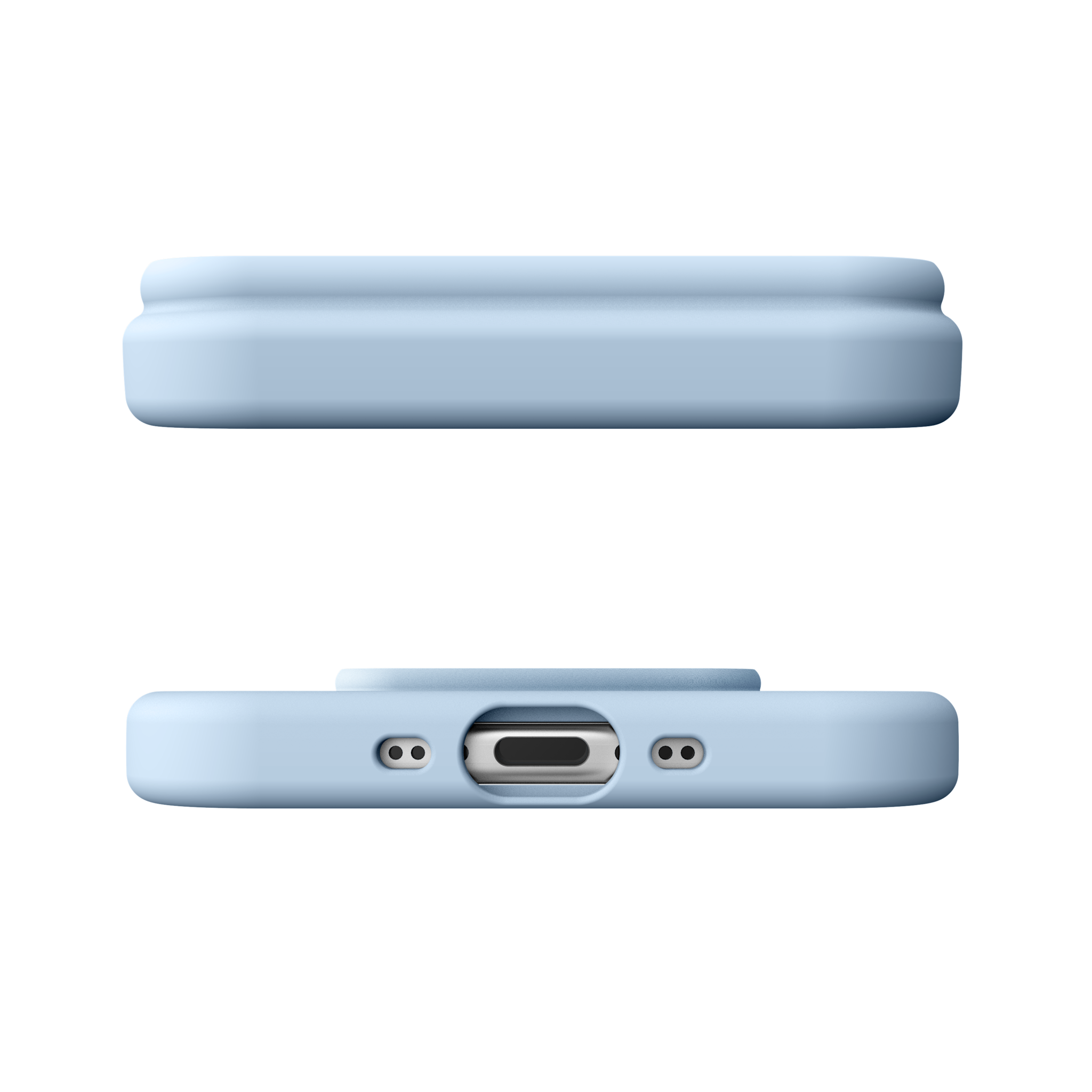 Avana Velvet Silicone With MagSafe Case for Apple iPhone Air - Sky