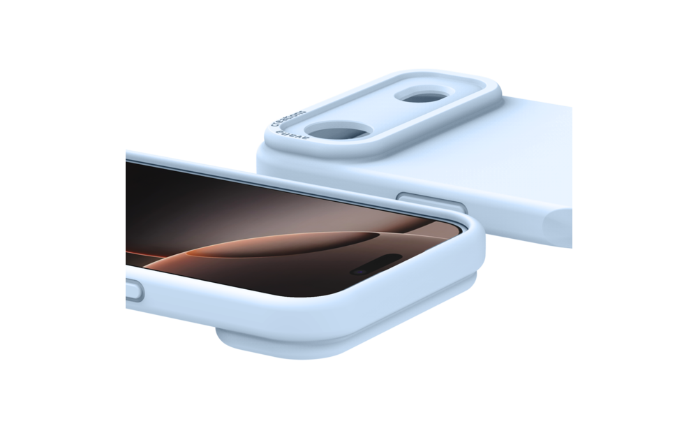 Avana Velvet Silicone With MagSafe Case for Apple iPhone Air - Sky