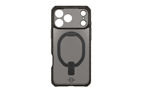 ITSKINS Hybrid R Vapor Stand With MagSafe Case for Apple iPhone 17 Pro - Smoke