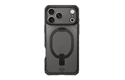 ITSKINS Hybrid R Vapor Stand With MagSafe Case for Apple iPhone 17 Pro - Smoke