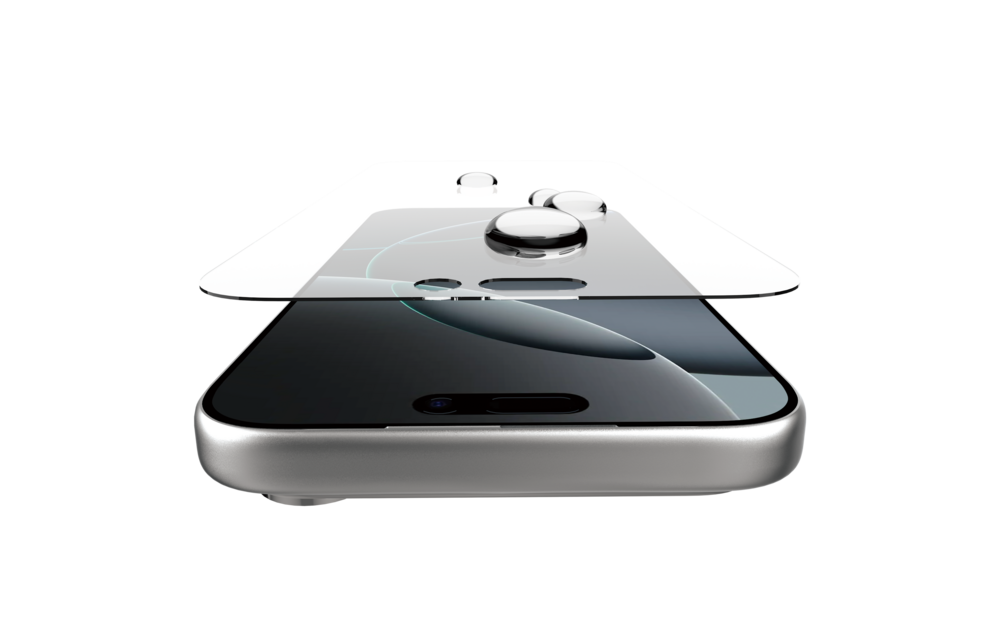 ITSKINS Hybrid Defense Glass Protector With Installation Tray for Apple iPhone 17 Pro Max - Transparent