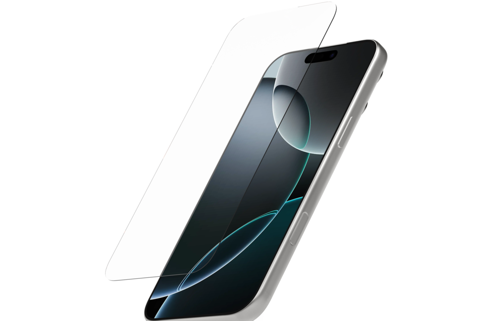 ITSKINS Hybrid Defense Glass Protector With Installation Tray for Apple iPhone Air - Transparent