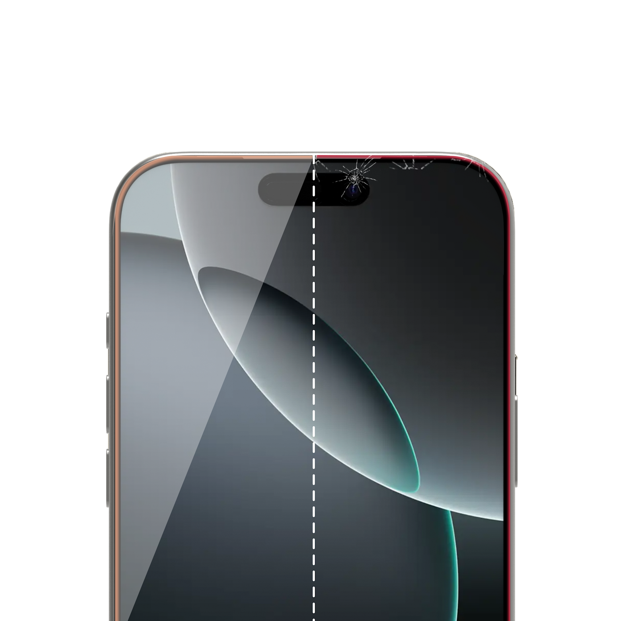 ITSKINS Hybrid Defense Glass Protector With Installation Tray for Apple iPhone Air - Transparent