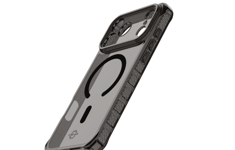 ITSKINS Hybrid R Clear With Magsafe Case for Apple iPhone 17 Pro Max - Smoke