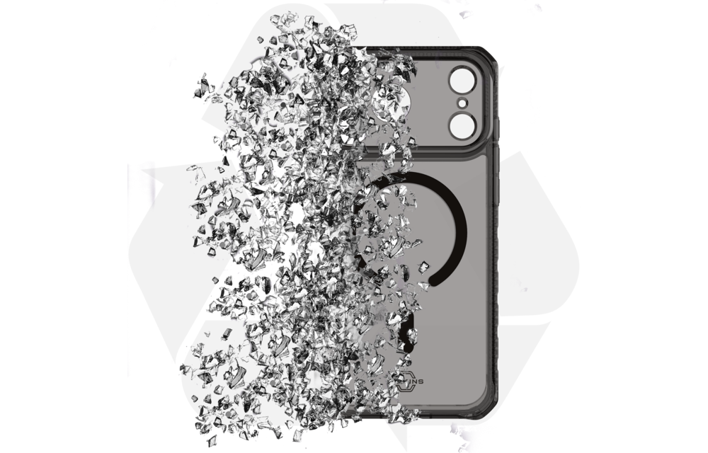 ITSKINS Hybrid R Clear With Magsafe Case for Apple iPhone 17 Pro Max - Smoke