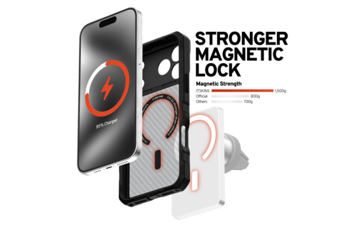 ITSKINS Supreme R Tek With Magsafe Case for Apple iPhone 17 Pro - Black