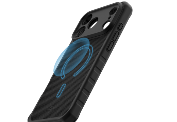 ITSKINS Hybrid R Nylon With MagSafe Case for Apple iPhone 17 Pro Max - Black