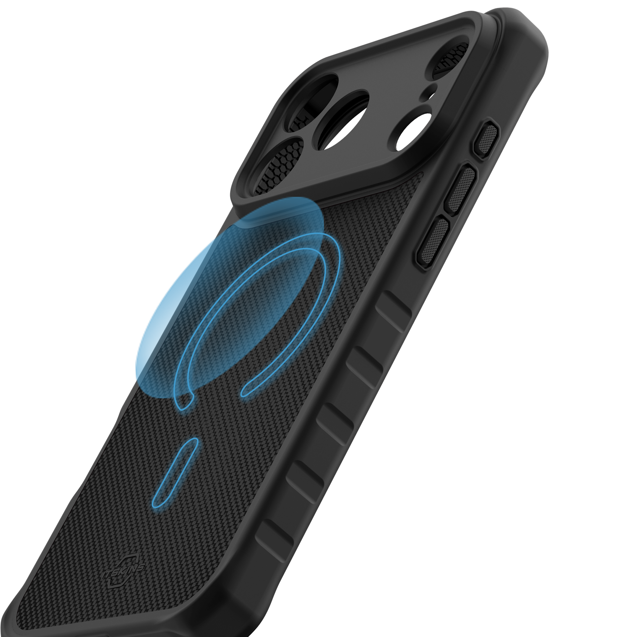 ITSKINS Hybrid R Nylon With MagSafe Case for Apple iPhone 17 Pro Max - Black