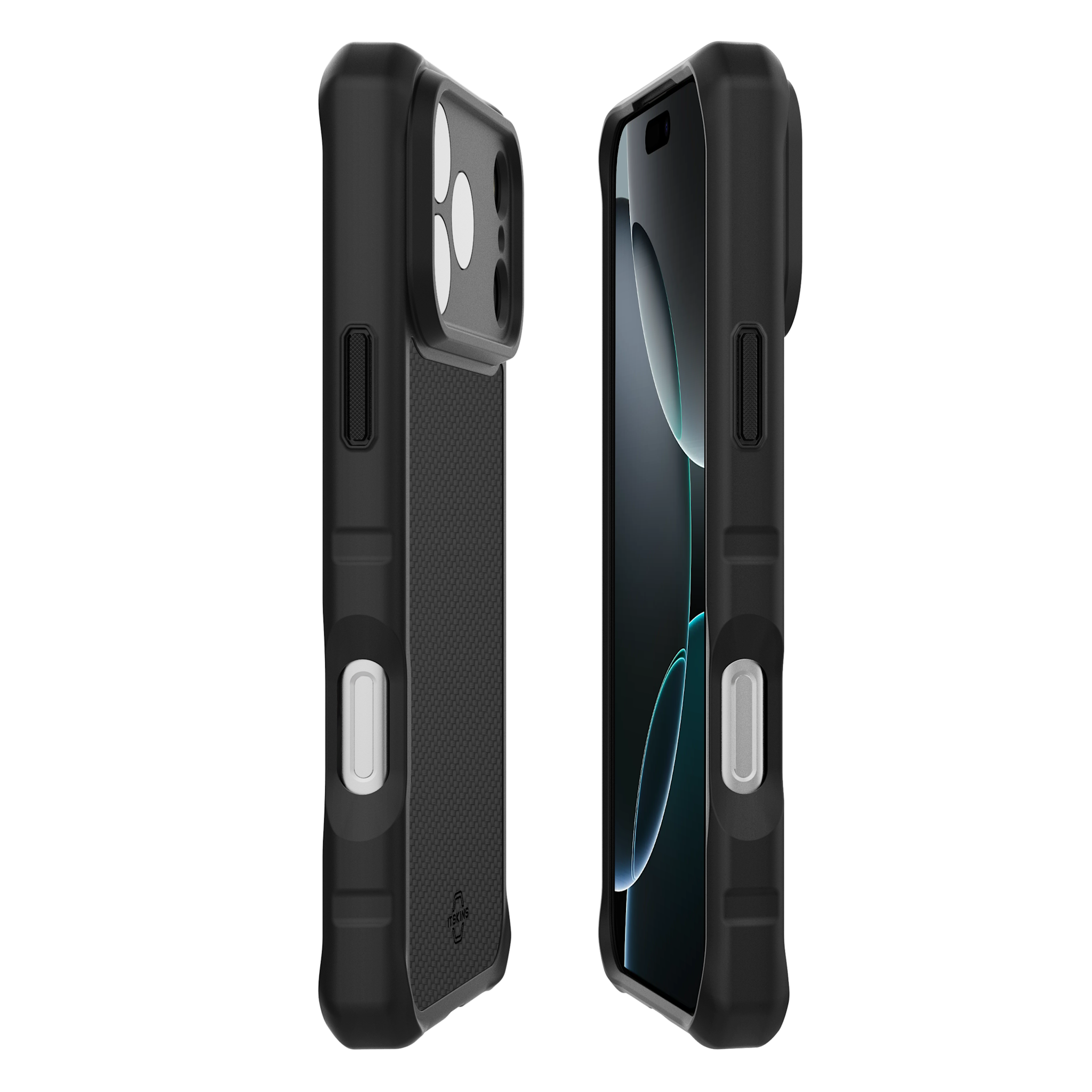 ITSKINS Hybrid R Nylon With MagSafe Case for Apple iPhone 17 Pro Max - Black