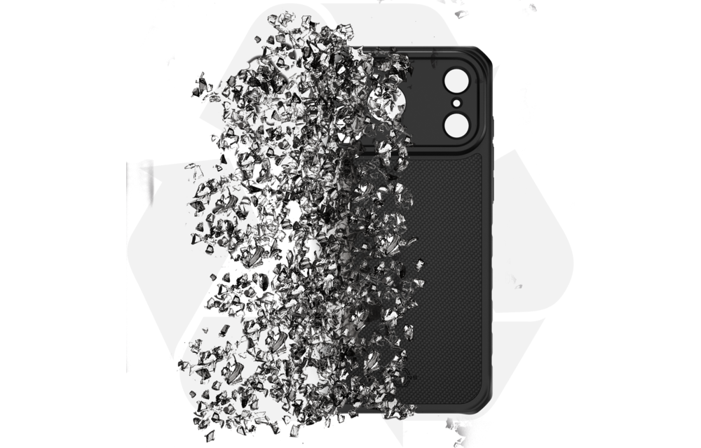 ITSKINS Hybrid R Nylon With MagSafe Case for Apple iPhone 17 Pro Max - Black