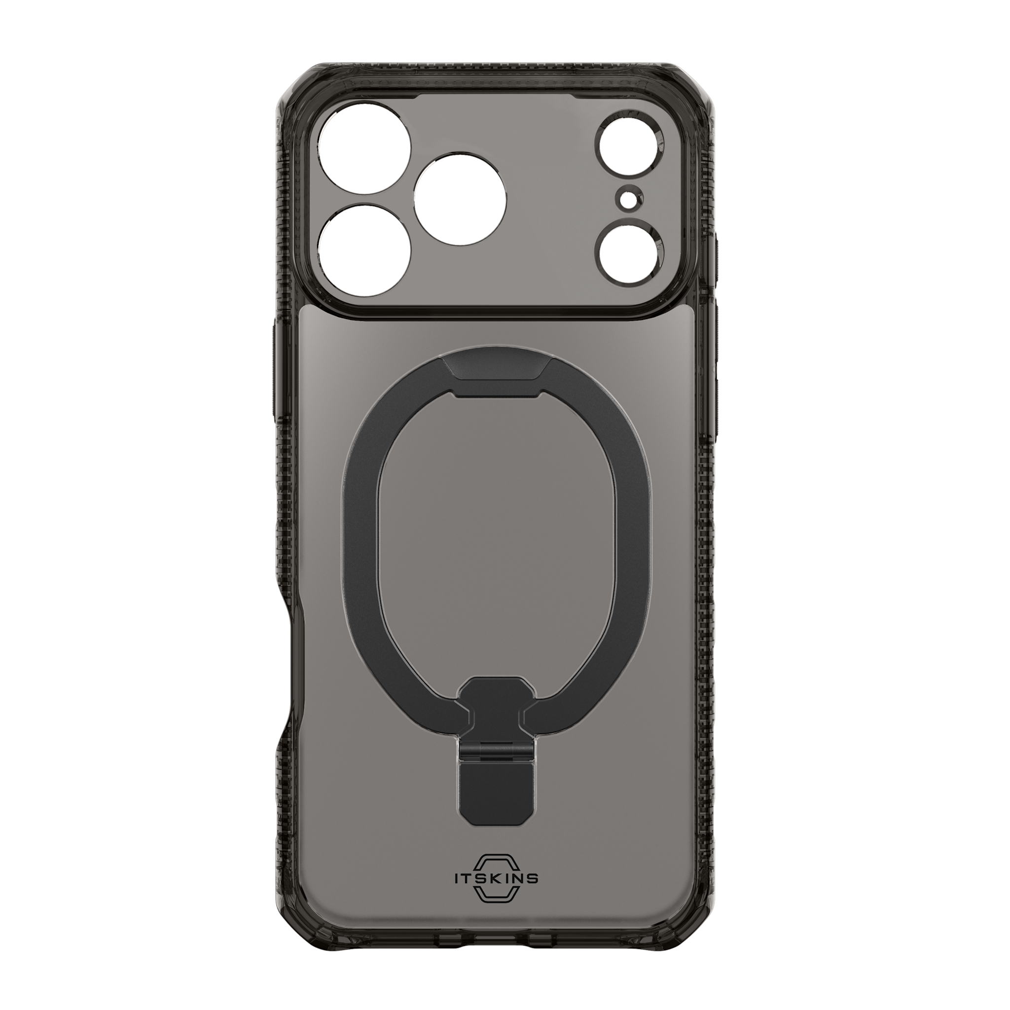 ITSKINS Hybrid R Vapor Stand With MagSafe Case for Apple iPhone 17 Pro Max - Smoke