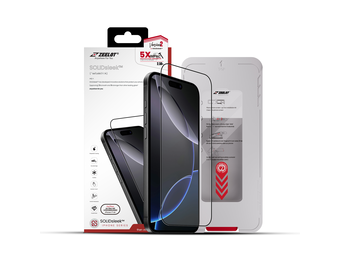 Zeelot Solidsleek 2.5D+ Ultra HD VisionGuard Glass Protector with EasyFit Installation Kit for iPhone Air - Retina Clear