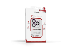 Zeelot Pishield Sturdy Titanium Alloy Lens Protector for iPhone 17 Pro / 17 Pro Max - Iridescent