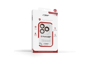 Zeelot Pishield Sturdy Titanium Alloy Lens Protector for iPhone 17 Pro / 17 Pro Max - Orange