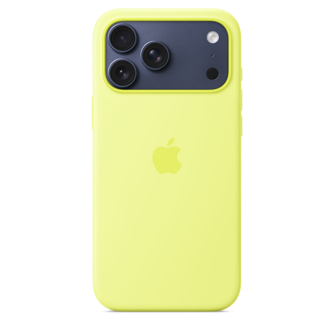 Apple iPhone 17 Pro Max Silicone Case with MagSafe – Neon Yellow