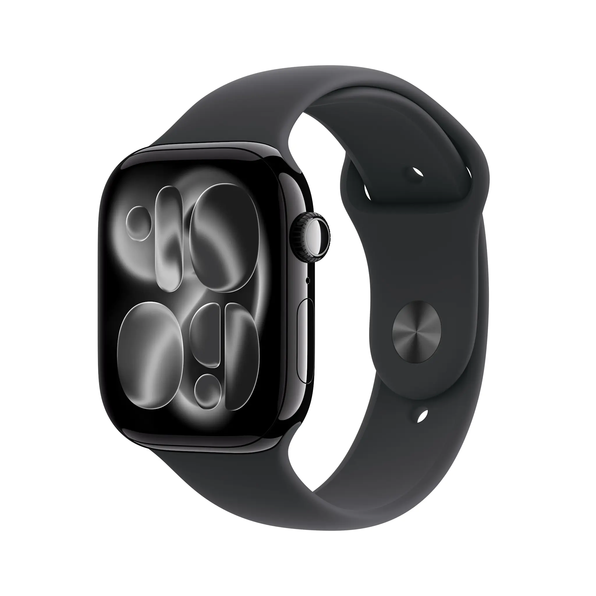 Apple Watch Series 11 GPS, 42mm Aluminium Case with Black Sport Band M/S - Jet Black